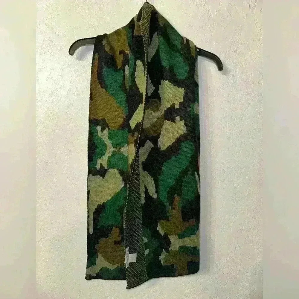 Kenneth Cole Camouflage Print Scarf
